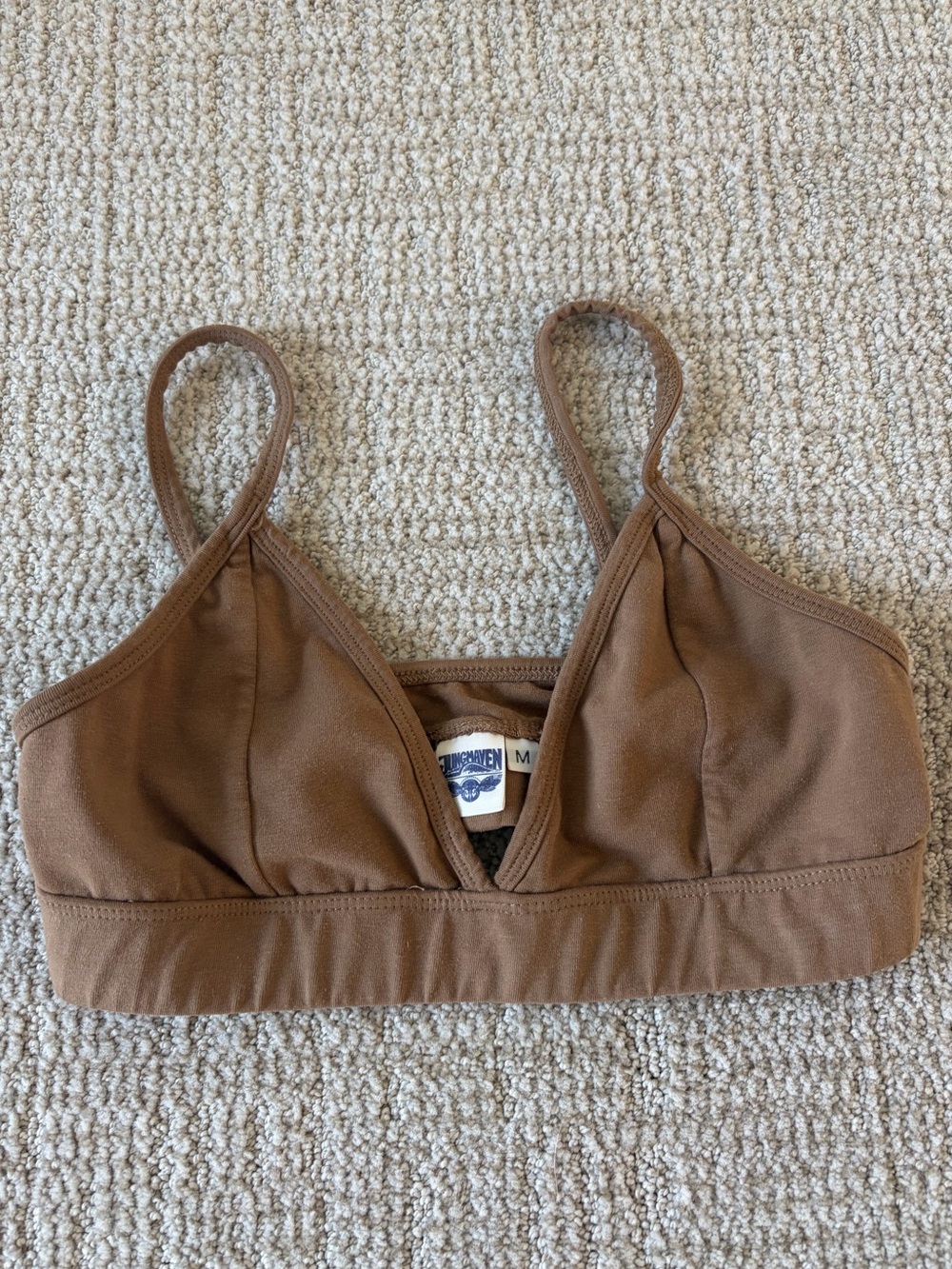 Jungmaven Triangle Bra MEDIUM in color Coyote Only
